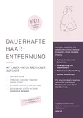 Flyer Haarentfernung